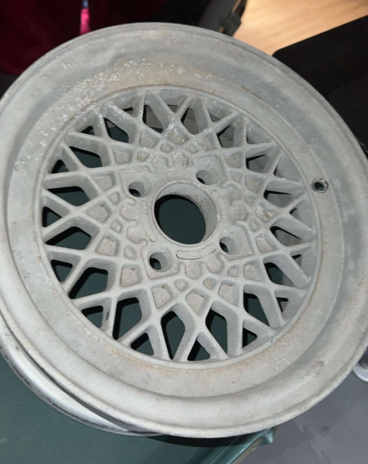 13X6” BBS MAHLE Vintage WHEEL ET13 4X100 E21 E10 320i 320iS 2002