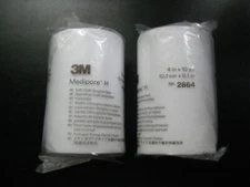 Medipore H Soft Cloth Surgical Tape 3M 2864 4" x 10yds 3m Brand 2 Rolls