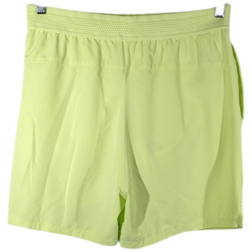 Pantaloncini Fabletics Uomo Medium Giallo Neon 5” Foderati Evidenziatore Vis Palestra - Foto 2 di 8