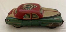 VTG Tin Litho King Friction Car 1954