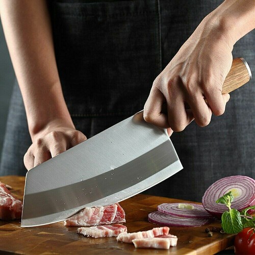 Küchenmesser Profi Kochmesser Japanisches Edelstahl Messer Metzgermesser Scharf - Bild 16 von 33