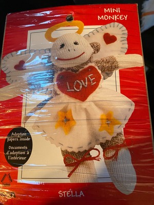 Leisure Arts Sock Monkey Kit Mini Monkey Stella #46700