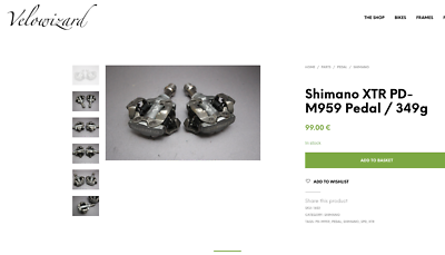 Shimano XTR PD-M959 Pedal / 349g / SPD Click / | eBay
