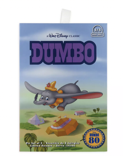 Disney Dumbo VHS Pin Set Pin Limited 80th Anniversary New - Bild 3 von 7