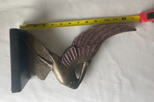 Vintage 1986 Austin Productions Crane Stork Sculpture Claude LeClerc 13" - Picture 8 of 9