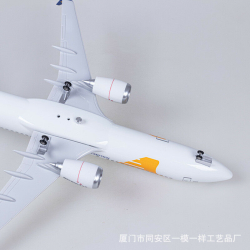 47cm 1:85 JU-1015 Miat Mongolian Boeing 737 Aircraft Resin Airplanes Voice Light - Picture 10 of 12