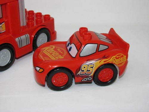 Disney Pixar Cars Lego Duplo Lightning McQueen Car & Mack Truck Toys - Picture 4 of 5