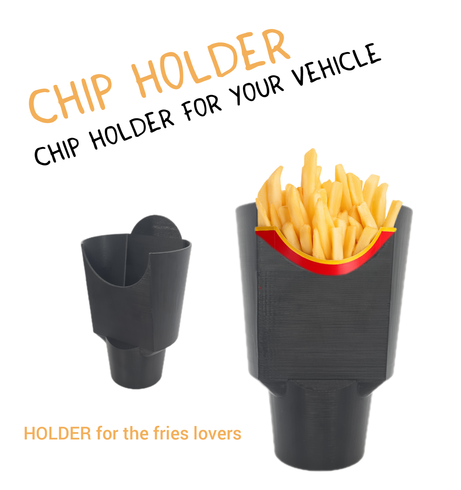 Chip/fries Holder for your Vehicle Cup Holder eBay