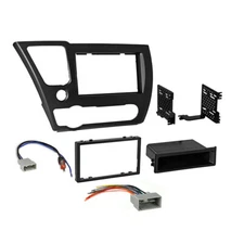 Double DIN or Single DIN Car Stereo Install Dash Kit for 2013-2015 Honda Civic