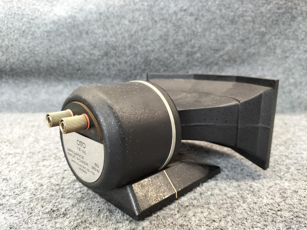 OTTO / SANYO TW-601 Tweeter Vintage Speaker Pair 8 Ω / 25W