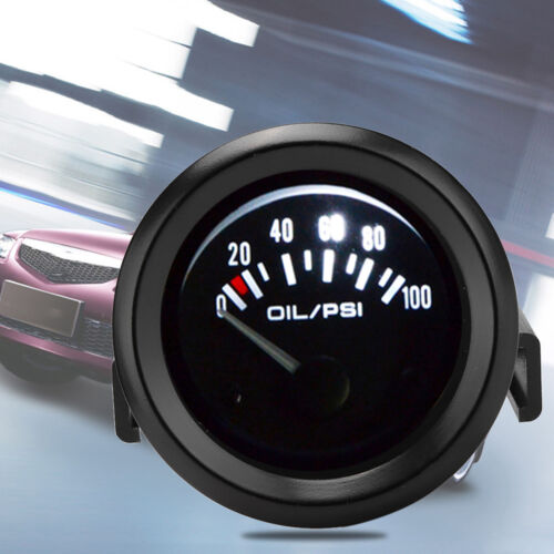 52mm/2in 12V Electromagnetic Oil Pressure Gauge Indicator Auto Modified Meter - Picture 3 of 10