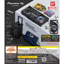 Pioneer DJ Miniature Collection set of 4 Capsule (complete)Toys Bandai Japan