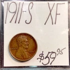 1911 S Lincoln Cent XF. ENN Coins