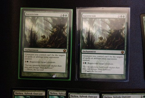MTG Modern Bianco Nero Verde Melira Phyrexian Unlife Deck con scatola e maniche - Foto 9 di 13