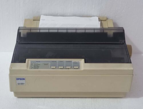 EPSON LQ-300+ DOT MATRIX PRINTER S/N# DC7Y080474 - Picture 1 of 8