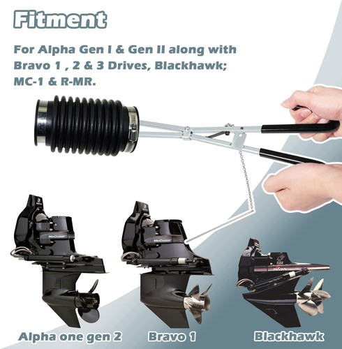 91-45497A1 Auspuffbälge Expander Werkzeug für Mercruiser Alpha Bravo Blackhawk - Bild 3 von 9