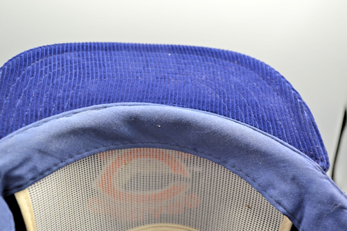 Vintage Chicago Bears Navy Blue Corduroy Shell Hat Snapback Adjustable Hat - Picture 6 of 7
