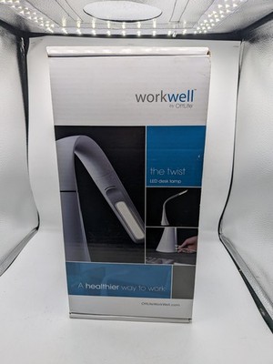Workwell By OttLite The Twist LED Desk Lamp