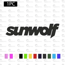 Sunwolf Sun Wolf Style Heat Transfer Vinyl Logo 1PC
