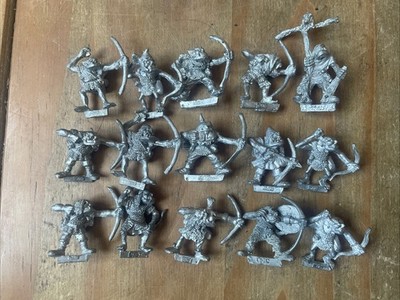 Warhammer Fantasy Harboth s Orc Archers Vintage Metal Oldhammer X15 Miniatures