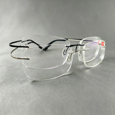 Rimless Memory Alloy Myopia Ultralight Glasses 0 to -6.00 Nearsighted glasses