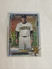 2021 Bowman Chrome - Prospects Victor Acosta #BCP-151 Mojo Refractor (RC)