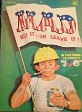 Mad # 144 July 1971 Joe Non Smokers Hate Book FBI Recording Studio Incredible