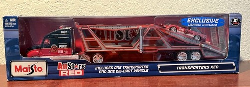 Maisto All Stars ROT (nur @ Zielscheibe) Transporter Feuerwehr Sattel und Auto - Bild 15 von 20