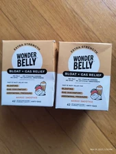 Wonder Belly Bloat+Gas Relief Mango Smoothie 42 Chewable Tablets Two Pack 7/2026