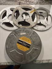 Eastman Kodak Film Reel Canister 11.5 Inch With 3 Reels VINTAGE
