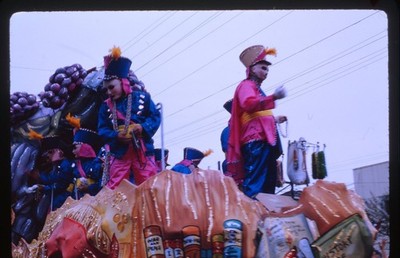 SL30 Slide 1963  Mardi Gras Parade Float Costumes New Orleans 259a