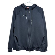 Nike Youth XL Black Hoodie Dri-FIT Full Zip Athletic Jacket Kids