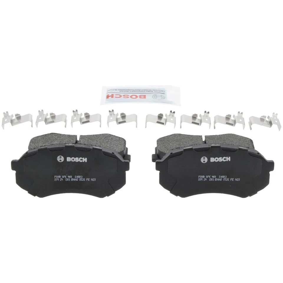 Juego de pastillas de freno delanteras BP433 Bosch de 2 ruedas para camioneta Toyota Tacoma FE Cressida Foto 4 de 4