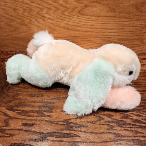 Jumbo 26" Vintage Aurora Sherbet Pastello Coniglietto Coniglio Peluche Sherbert - Foto 13 di 17