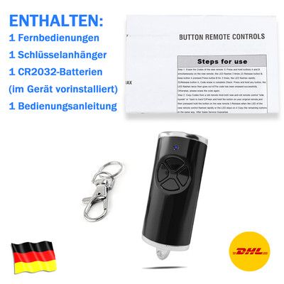 1Stk Garagen Handsender für Hormann 868-BS, HSE4/HSE2/HS1/HS4/HS5-868-BS