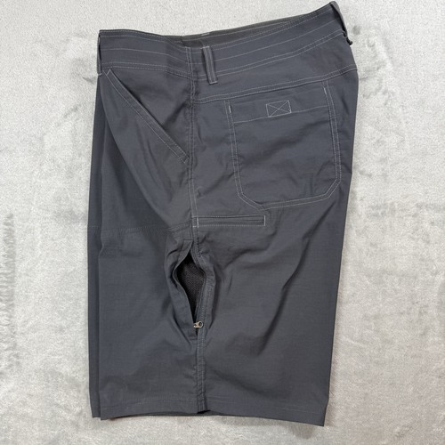Kuhl Renegade Shorts Men's 40 Gray Nylon Hiking Camping Outdoors Gorpcore - Picture 3 of 14