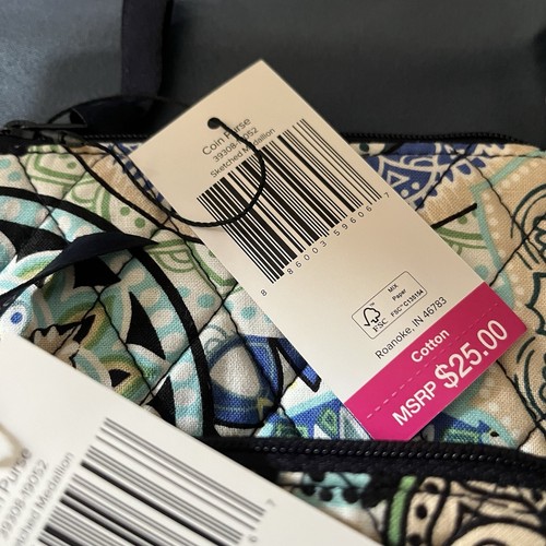 Lotto di 7 portafogli, braccialetti, portamonete Vera Bradley nuovi con etichetta - Foto 6 di 11