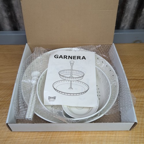 IKEA Garnera Design Tunnel Sahlin Stahl Tulpe weiß Kuchenständer Kuchenständer - Bild 4 von 15