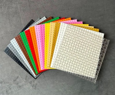 Bauplatte 20x20 Grundplatte beidseitig bebaubar stapelbar Baseplate Neu/Ovp
