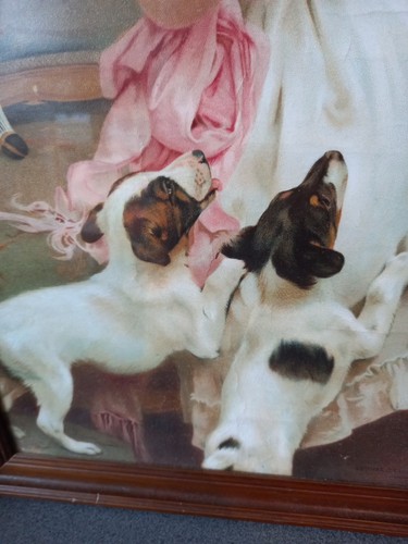 Ancienne Affiche Publicitaire Vierge Arthur Elsley Encadrée 56 CM X 42 Cm - Imagen 6 de 18