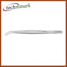Excelta 24-SA-SE Style 24-SA-SE Economy Tweezer With Angled Broad Tips, 6"