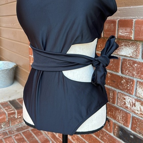 Traje de baño de una pieza con corte atado a un hombro traje de baño para mujer M - Imagen 3 de 6