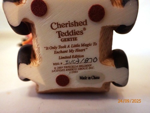 Cherished Teddies Rarität Halloween Gertie 112803 NEU - Bild 3 von 4