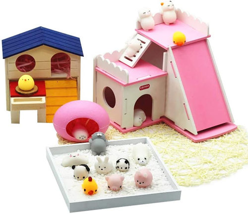 Jouet Squishies Squishy 24 pièces faveurs de fête pour enfants Mochi Squishy jouet Moji enfants Mi - Photo 3 sur 12