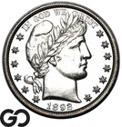 1892 Barber Half Dollar, PROOF, Blast White PF, Just 1245 PR Minted