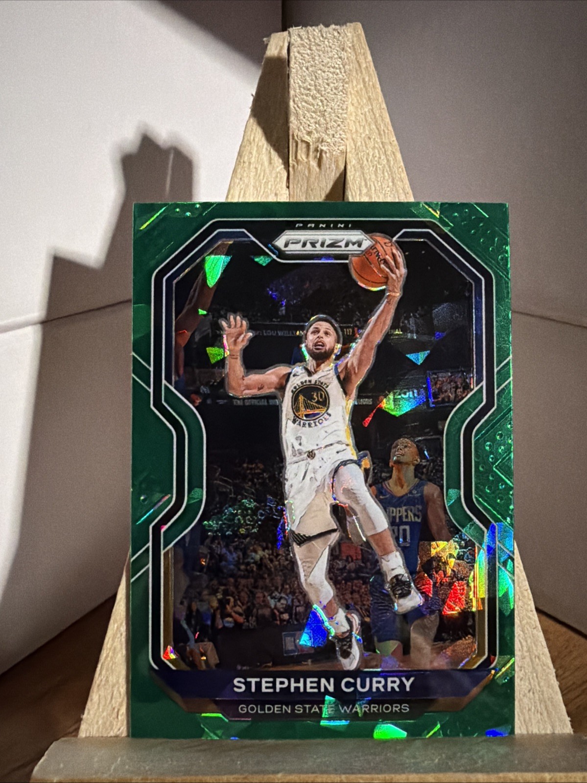 2020-21 Stephen Curry Green Ice Prizm Fanatics Exclusive SSP #159 NM-MT GSW Look