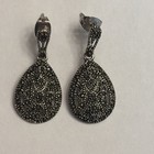 Two Pairs Of Marcasite Earrings  — photo 9