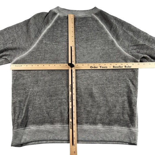 Wildfox Sweatshirt Small Heather Gray Keep Your Hand Off My Friets Cozy Fleece - Picture 5 of 12