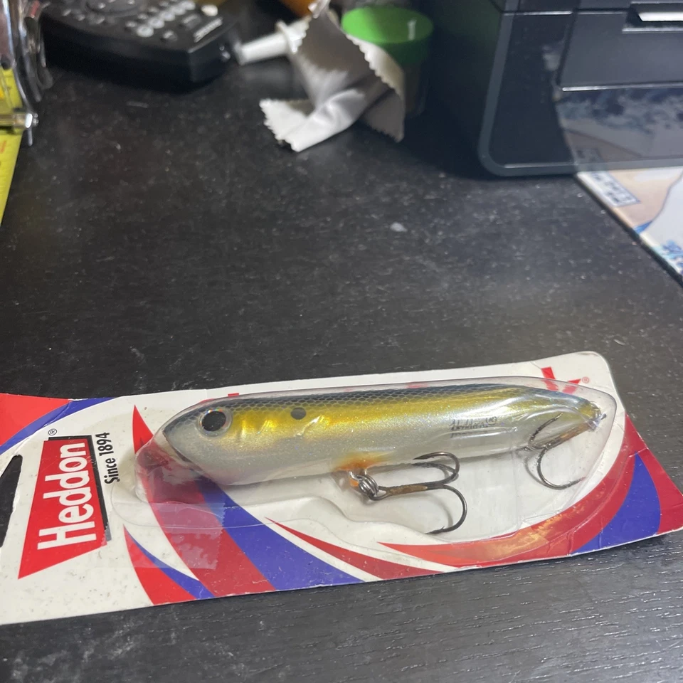 Heddon Chug'N Spook Topwater X9666GFS G-Finish Foxy Shad 5 7/8" 1 Oz Vintage NIB Foto 3 de 4