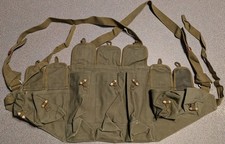 ORIGINAL VIETNAM WAR CHINESE ARMY  TYPE 56 CHEST RIG AMMO POUCH *USA SELLER*